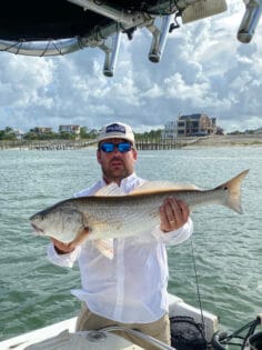 Huge red caught with Apalach Anglers